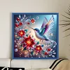 Hummingbird Flowers-11CT Stamped Cross Stitch 50*50cm/19.69*19.69in