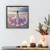 Girl With A Fancy Skirt - Partial Special Shaped Diamond Painting 30*30cm