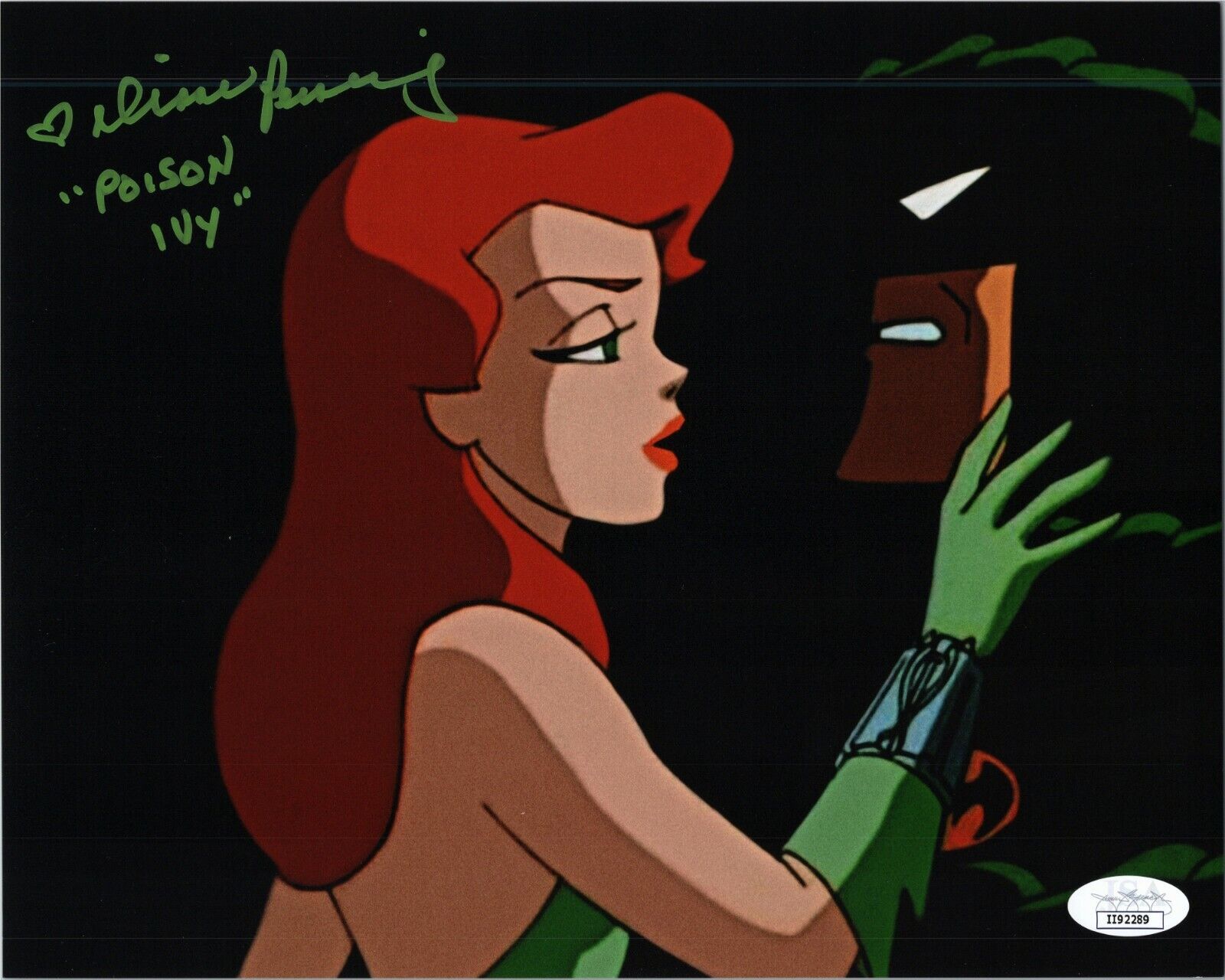 DIANE PERSHING Signed POISON IVY - BATMAN THE ANIMATED SERIES 8x10 Photo Poster painting JSA COA