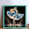 (Counted/Stamped)Ballet Alice Silhouette-11CT Cross Stitch 40*40cm
