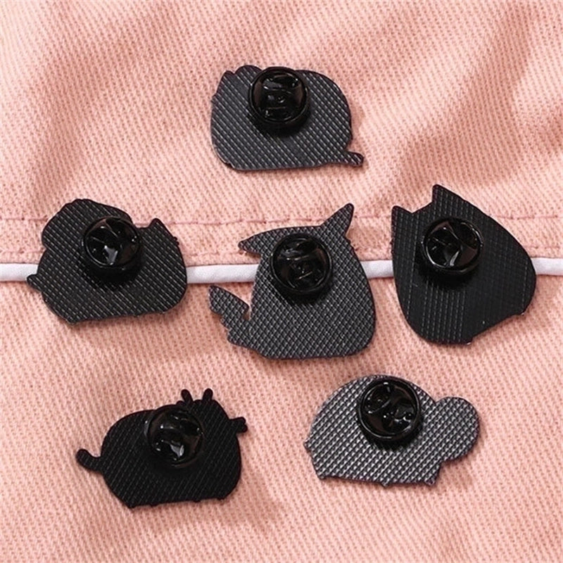Cartoon Style Cute Pin Cat Alloy Unisex Brooches