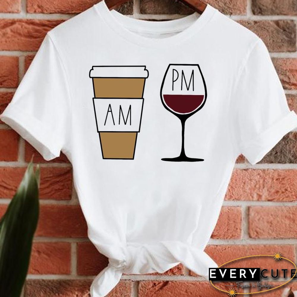 Women Lady Short Sleeve T-Shirts Print Tee Fashion Summer Clothes Female Style New 90S Trend Tshirt Top Graphic T-Shirt