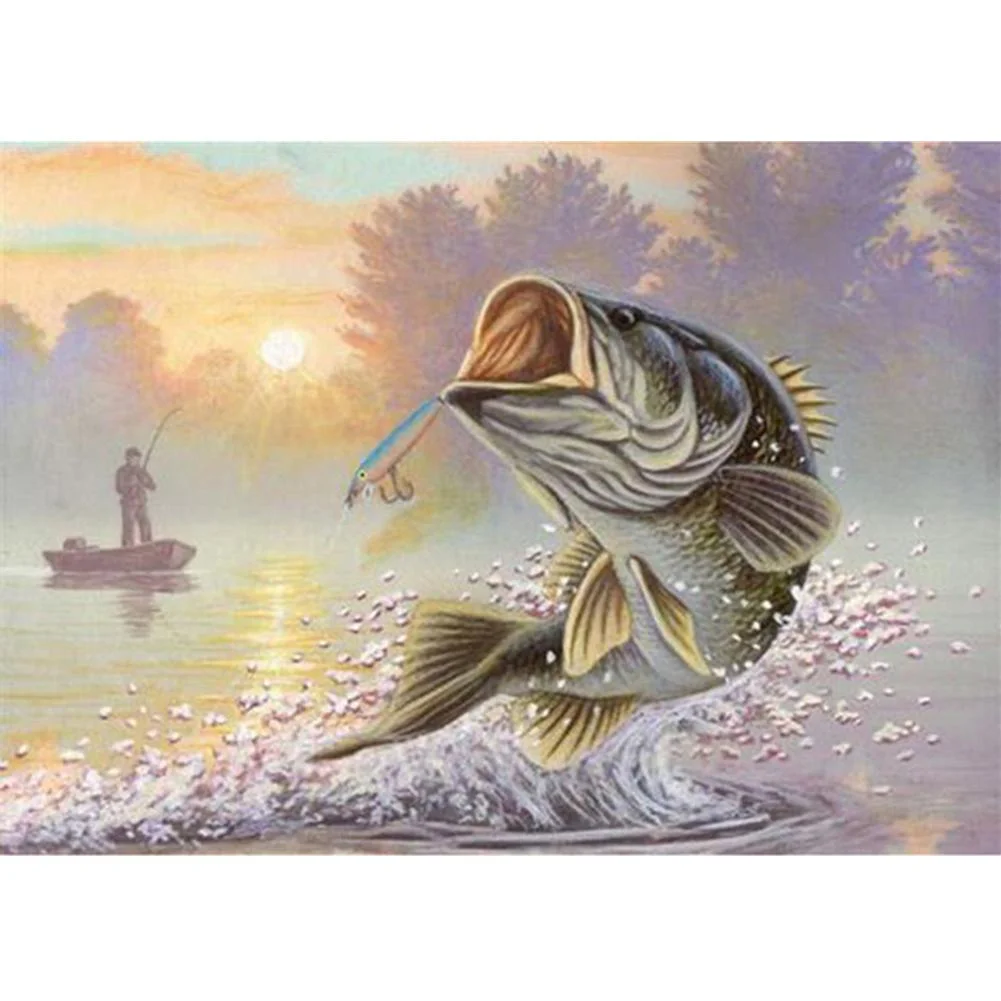 Full Round Diamond Painting Fish (40*30cm)