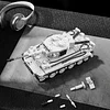1/28 12GO building block 97012 German World War II Tiger tank assembled model