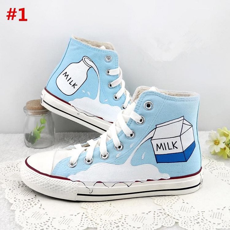 Blue Milk Canvas Shoes S12764