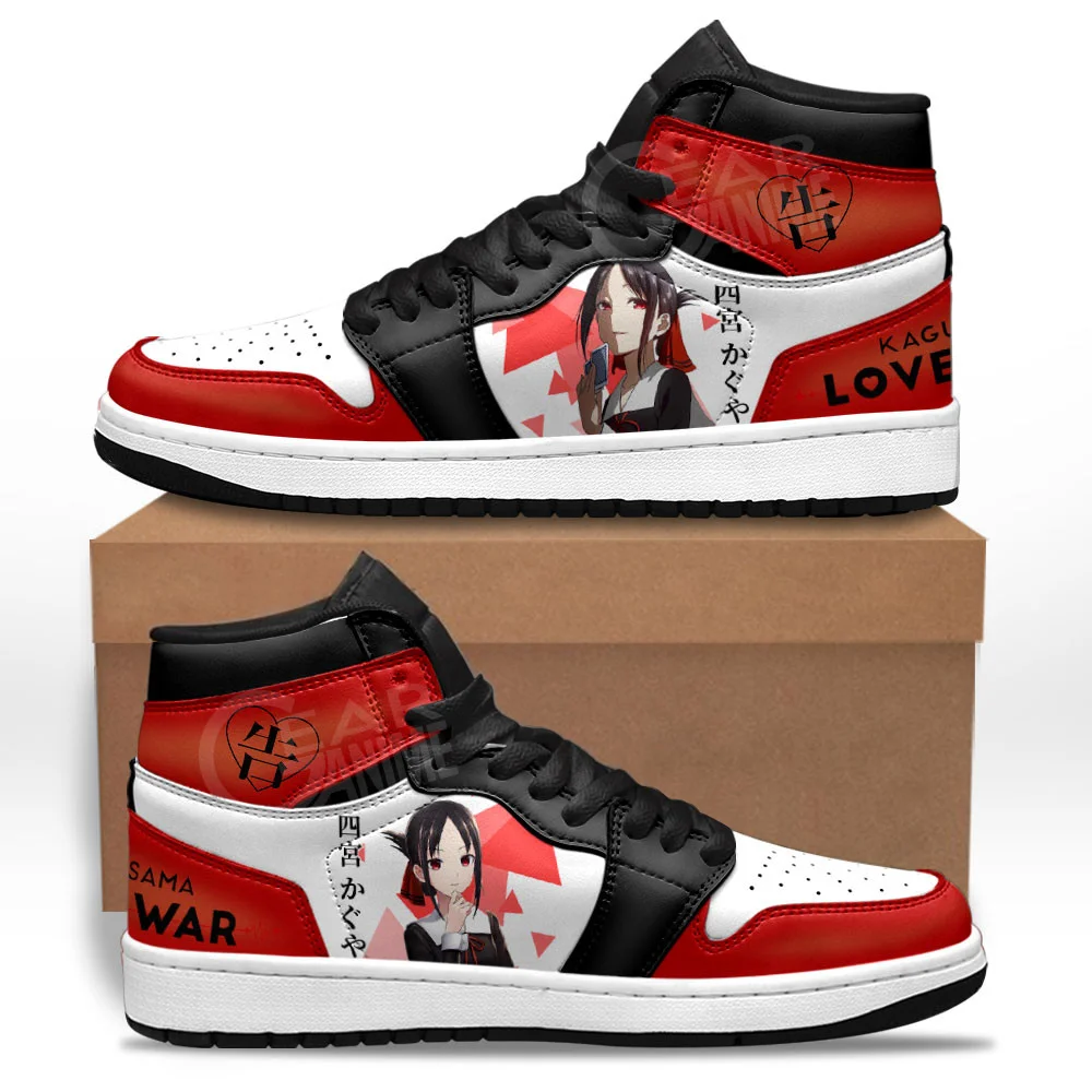 Kingofallstore - Kaguya Shinomiya Sneakers Kaguya-sama Love is War Custom Anime Shoes