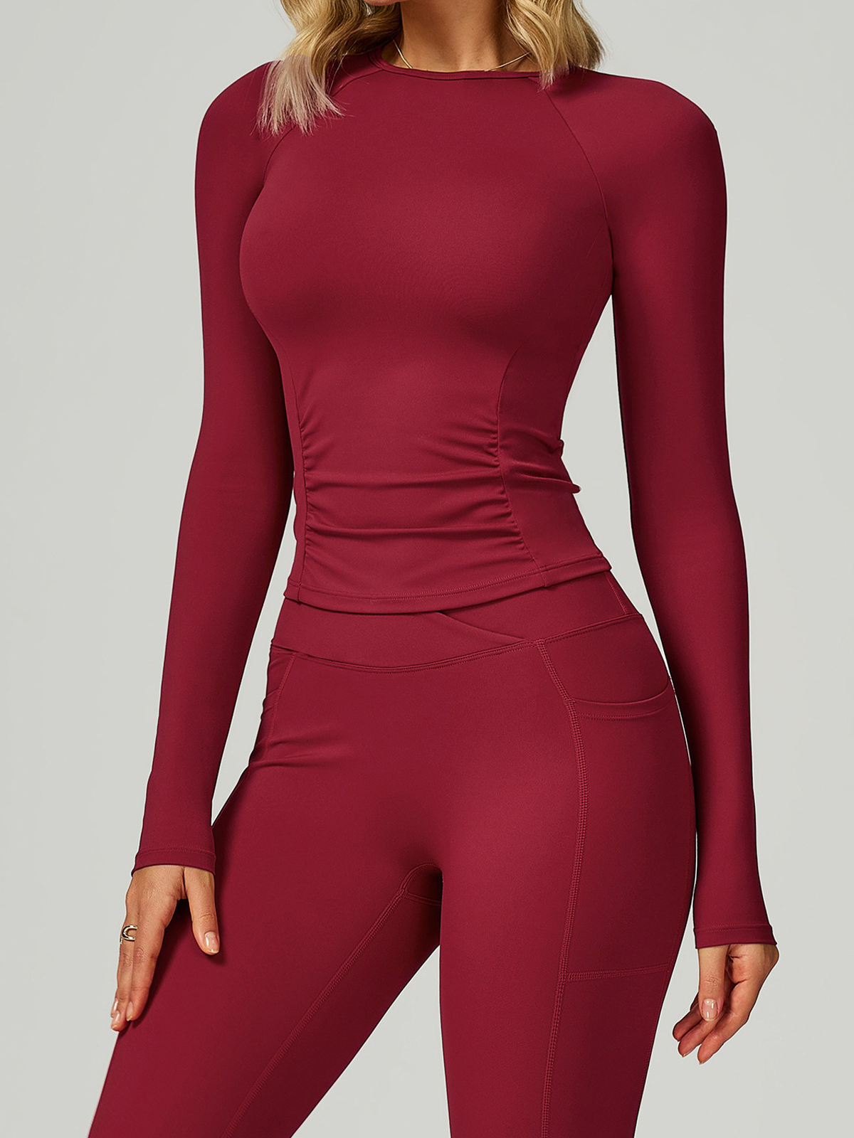 Long-Sleeve Fitted Top - HIGIANNA&reg;