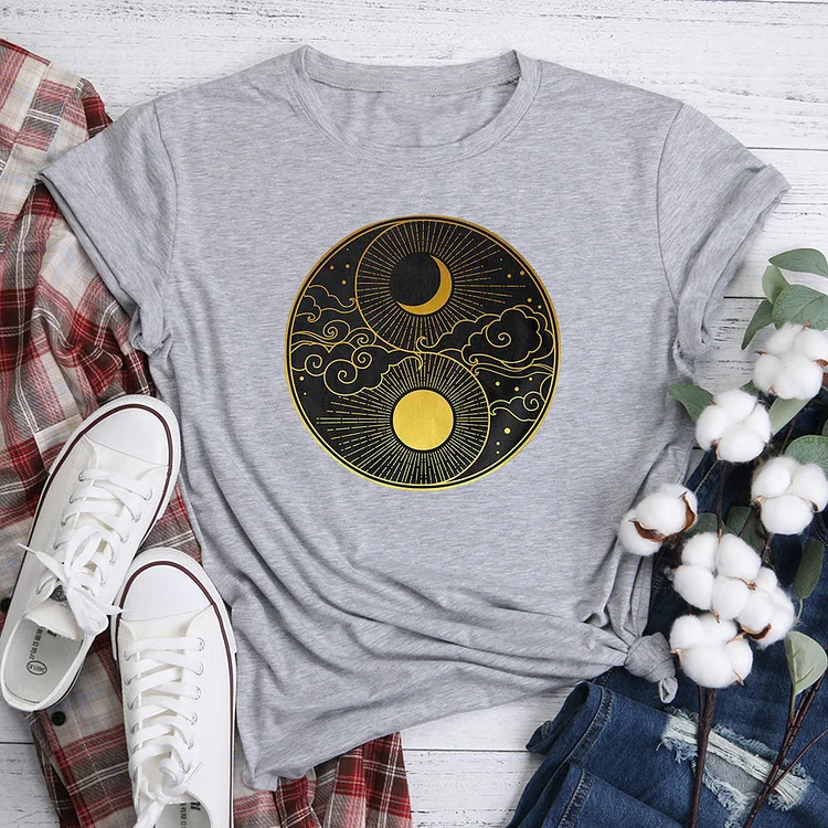 Sun and Moon   T-Shirt Tee-06204