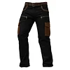 Men's Vintage Black Zipper Multi-Pocket Cargo Pants by Inlyline