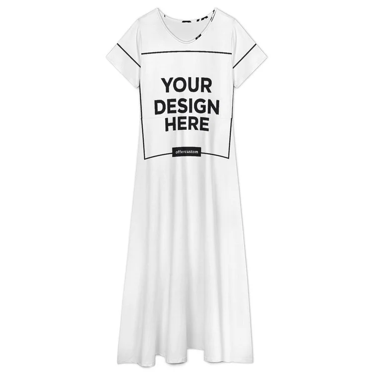 Personalized Design  Long Dress Full Print