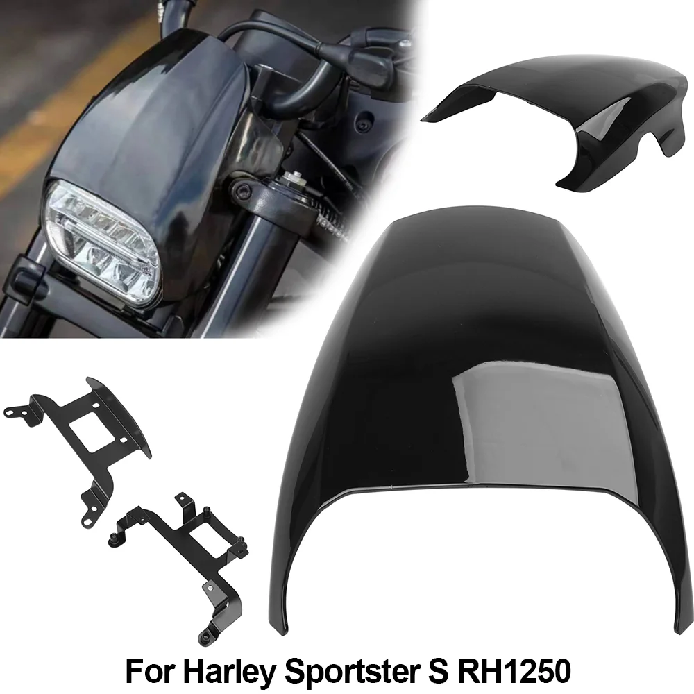 Headlight Fairing Cover For Harley Sportster S RH1250 2021-later Headlamp Front Cowl