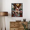 Roses and angels kit complet de peinture en diamant &agrave; perceuse carr&eacute;e 5D DIY pour adultes 40*50 cm