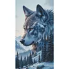 Wolf-11CT Stamped Cross Stitch 40*70cm/15.75*27.56in(Big Size) tapestrymarket