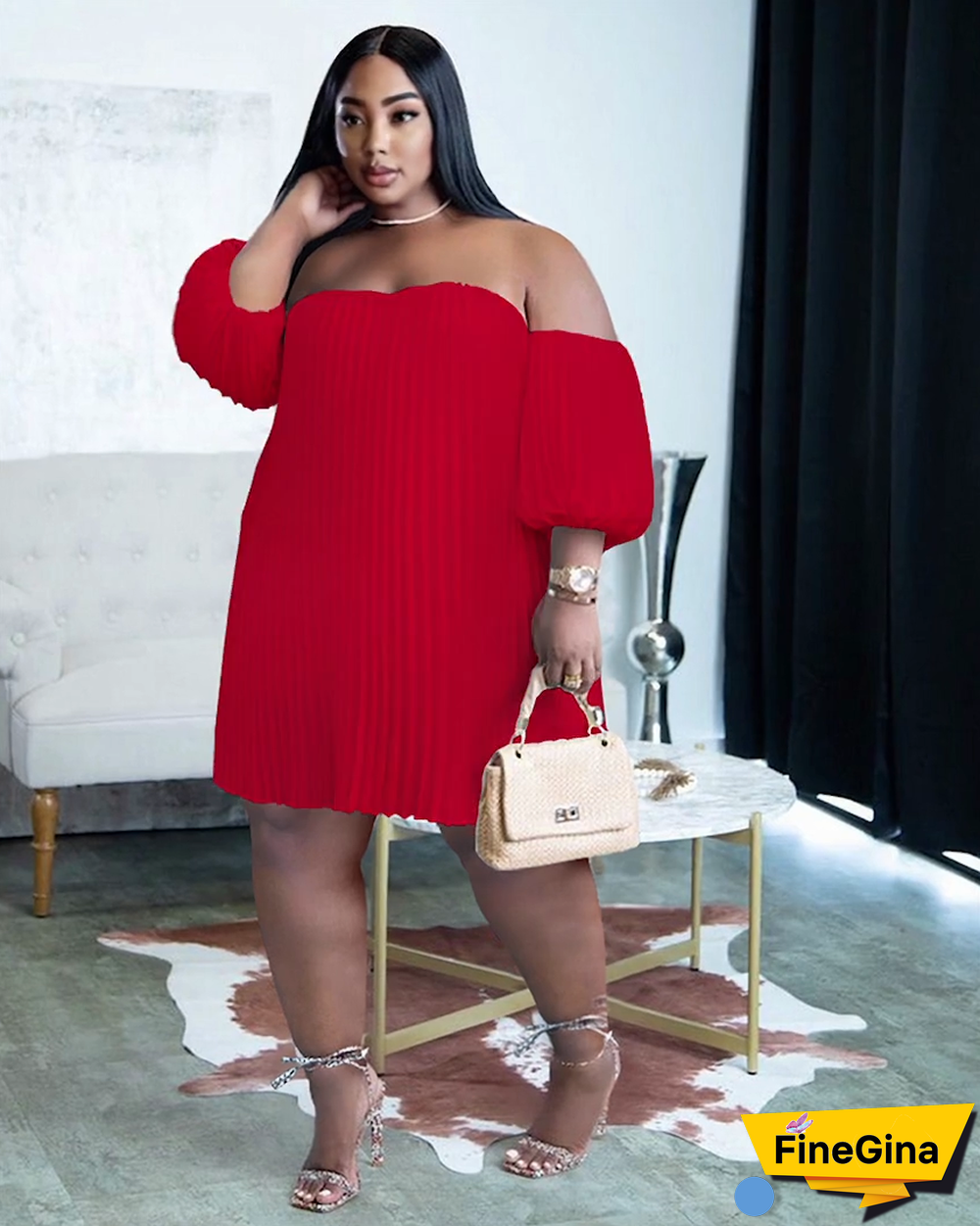 Normcore Pleated Dress