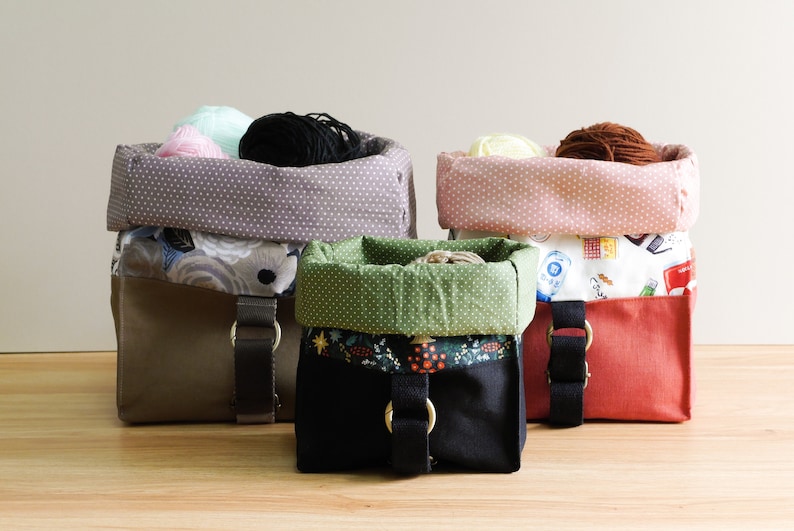 DIY Julie Roll Top Bag Pattern Template — With Tutorial