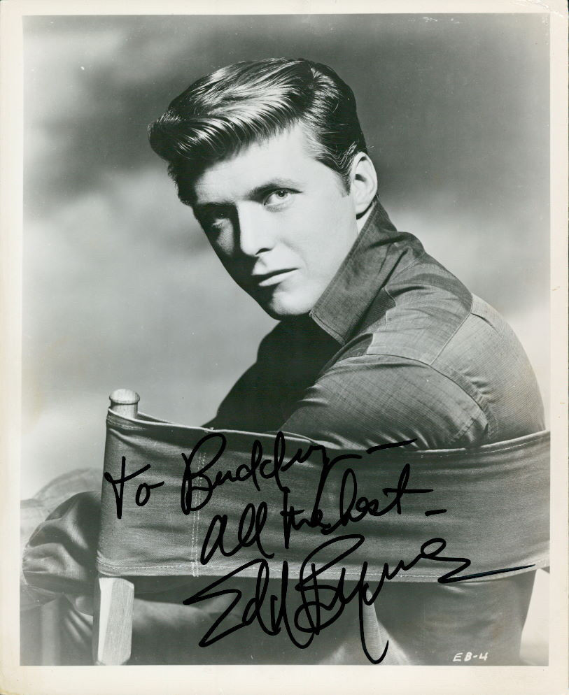 Edd Byrnes (Vintage, Inscribed) signed 8x10 Photo Poster painting COA