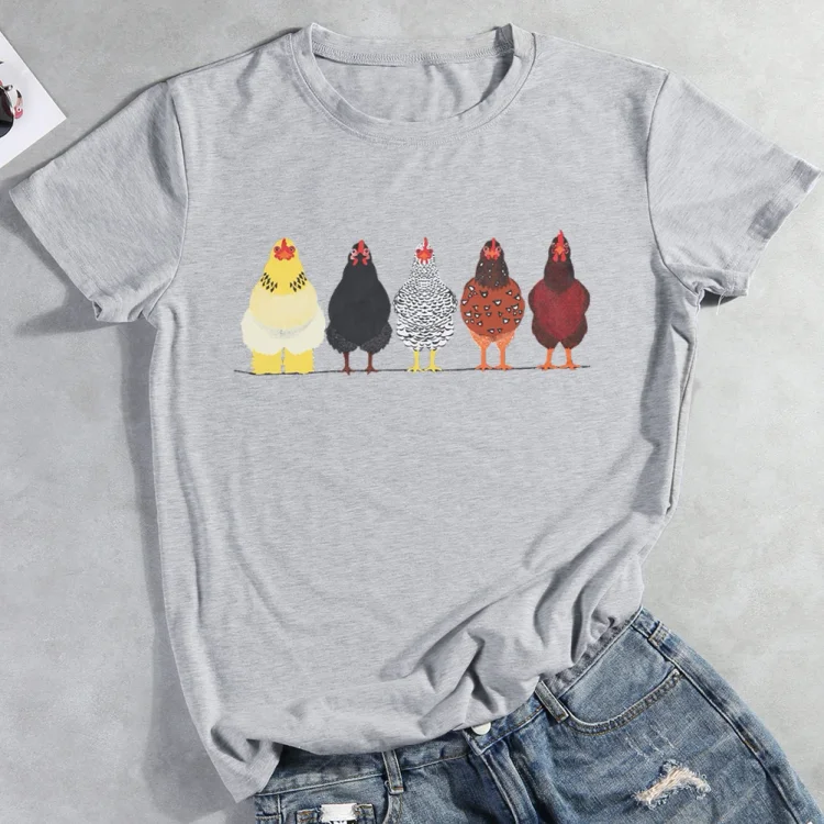 PSL - Farm chickens T-shirt Tee -03951