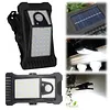 Portable Safety Wall Lights Waterproof LED Solar Motion Sensor Lights USB Charging Outdoor Clip On Solar Lights for Outside Fence Chain Link Camping