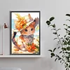 (40*60cm)Cat by The Sea - Full Round Drill Diamond Painting