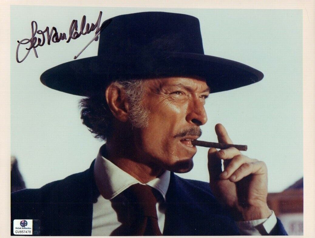 LEE VAN CLEEF Signed 'The Good Bad & Ugly' Photo Poster paintinggraph - Film Actor - preprint