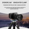  360&deg; Dual Panoramic Head Clamp Panoramic View - Seamless Rotation