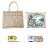 DIY Diamond Painting Bird Linen Waterproof Handbag Shopping Storage Bag Totes Kit