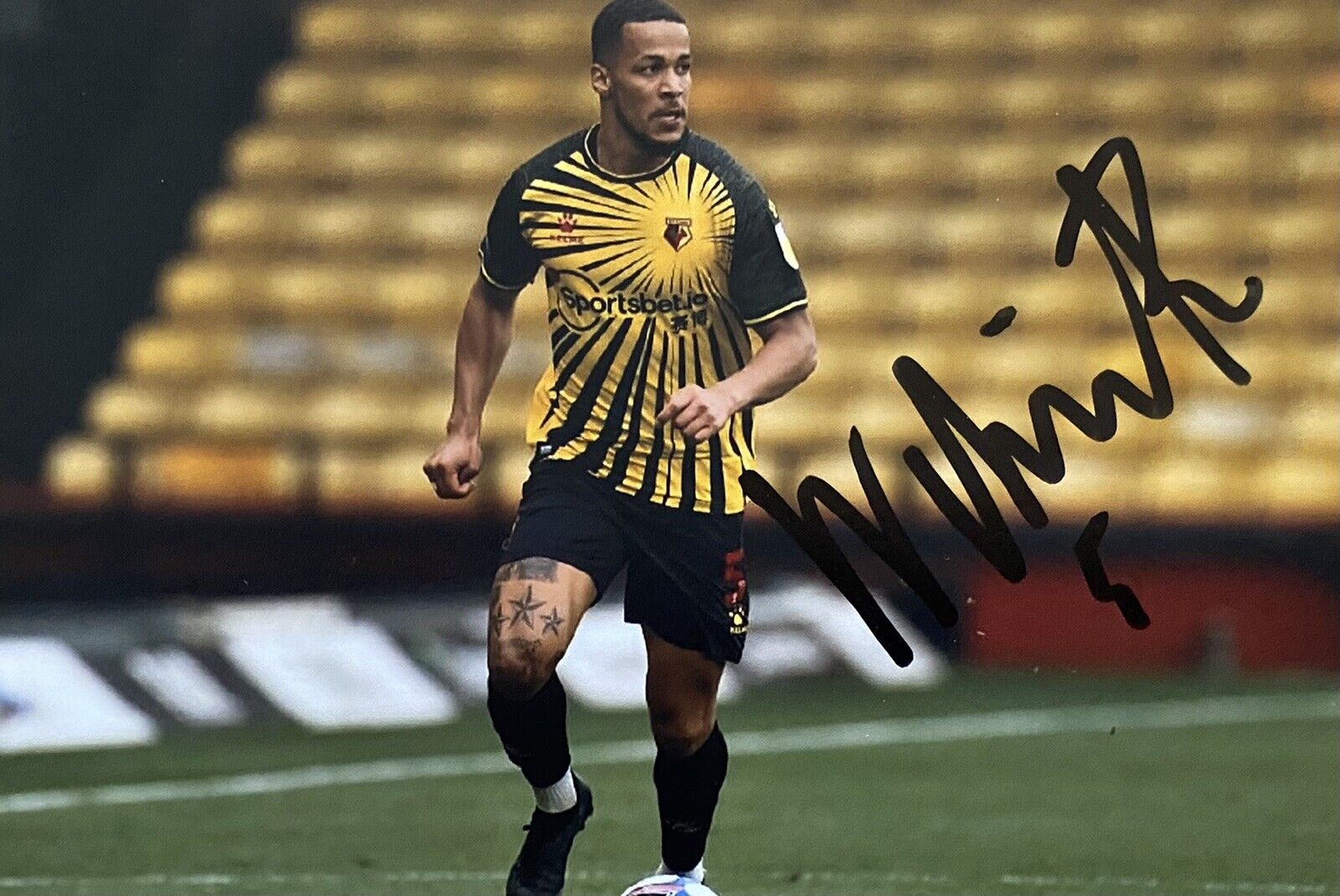 William Troost-Ekong Genuine Hand Signed Watford 6X4 Photo Poster painting 3