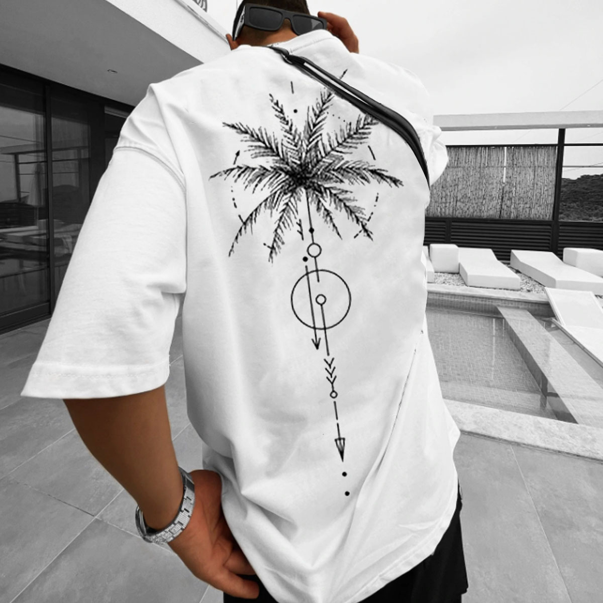 Men's Holiday Coconut Printed T-shirt