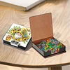 Diamond Painting PU Gnome Notecard Box with 160 Sheets Paper Note Holder