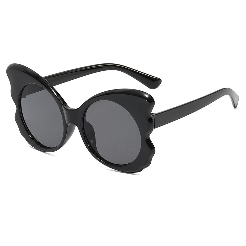 Retro Solid Color Ac Oval Frame Full Frame Women’s Sunglasses
