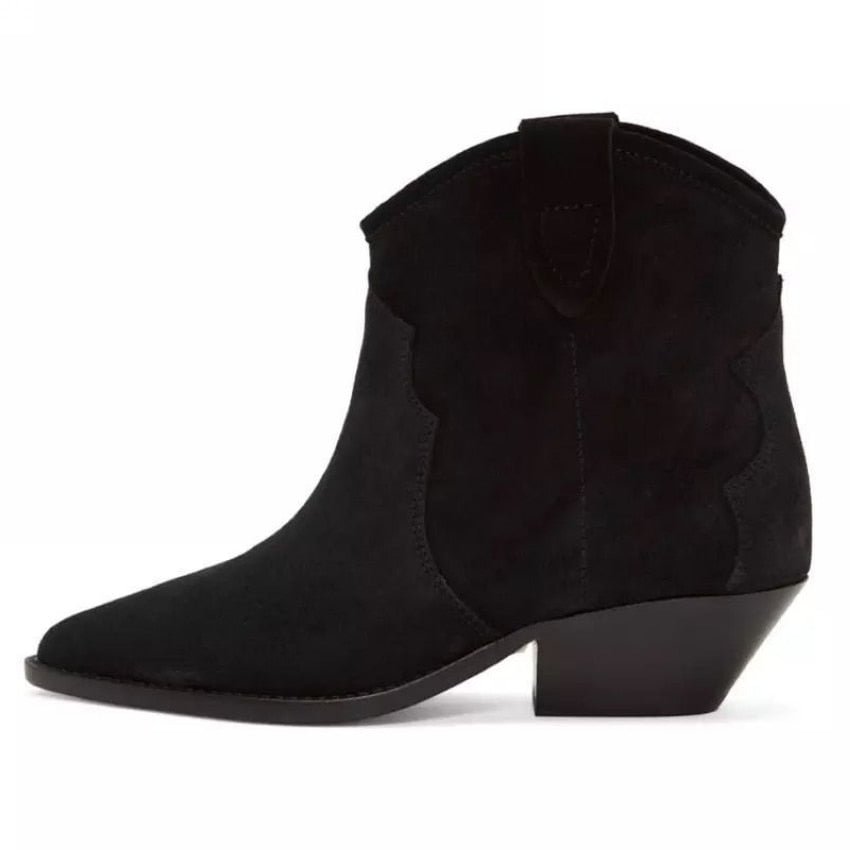 Ankle Boots For Women Winter Female Short Boots 2020 New Women Low High heels Shoes High Quality Elegant Chunky Heels Boot