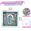 Butterfly Flower O 5D Partial Drill DIY Diamond Painting Kit 30*30cm