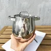 18/10 Stainless Steel Double Ear Multi-purpose Kettle（2L）