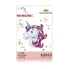 10PCS Cartoon Unicorn Aluminum Film Balloons Kids Themed Party Ceremony Decors
