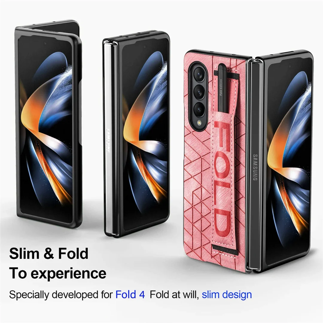 Suitable For Samsung Z FOLD3/Z FOLD4 Elastic Telescopic Wrist With Phone Case