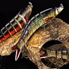 3Pcs Sinking Wobblers Fishing Lures Multi-Section Hard Bait for Pike Bass Trout