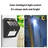 20 LED Outdoor Solar Wall Lighting Courtyard Porch Fence Street Light Lamp