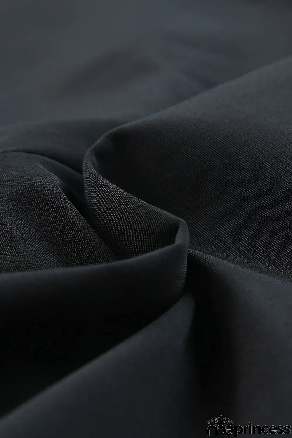 Black Ruffle Sleeves Solid Romper