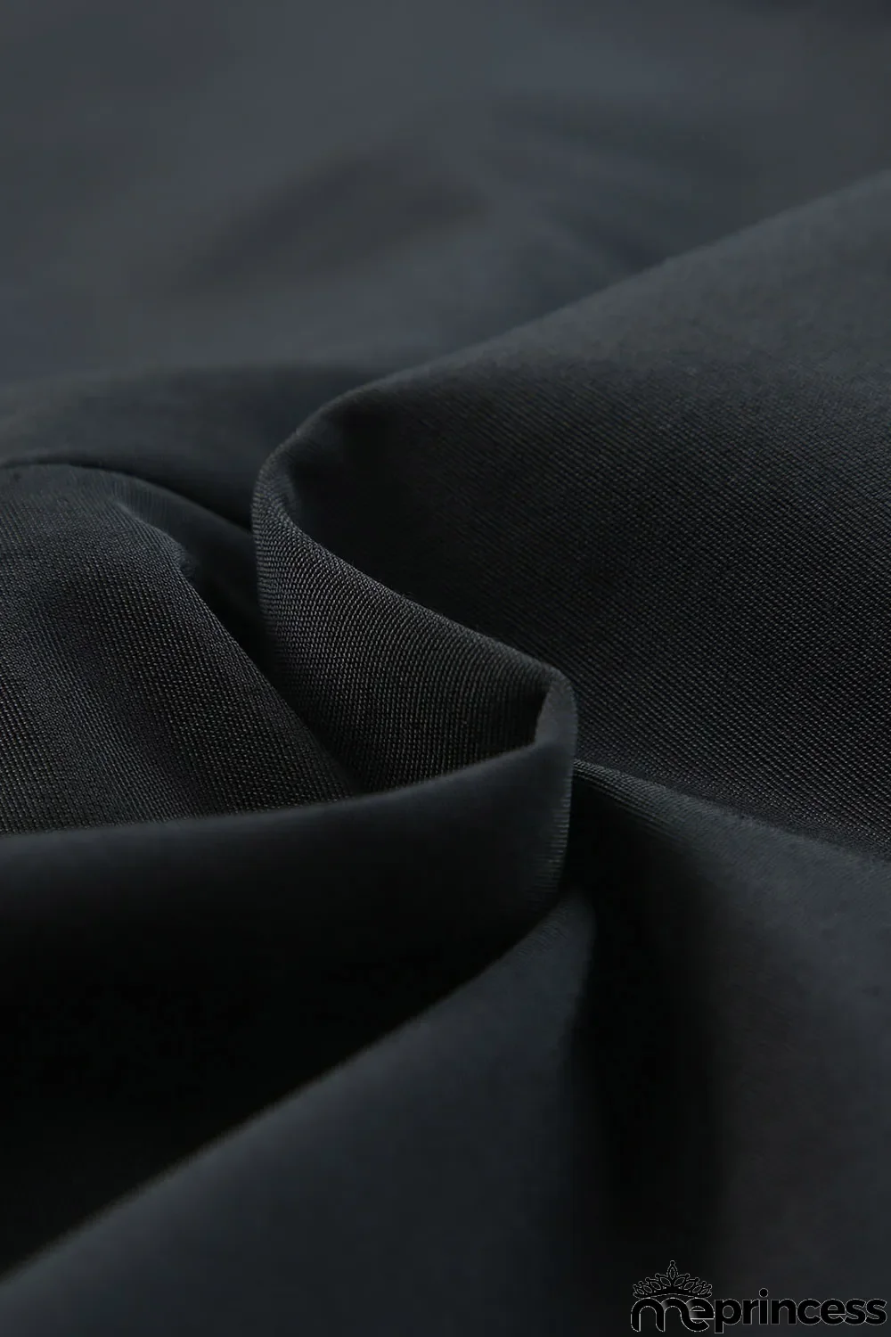 Black Ruffle Sleeves Solid Romper