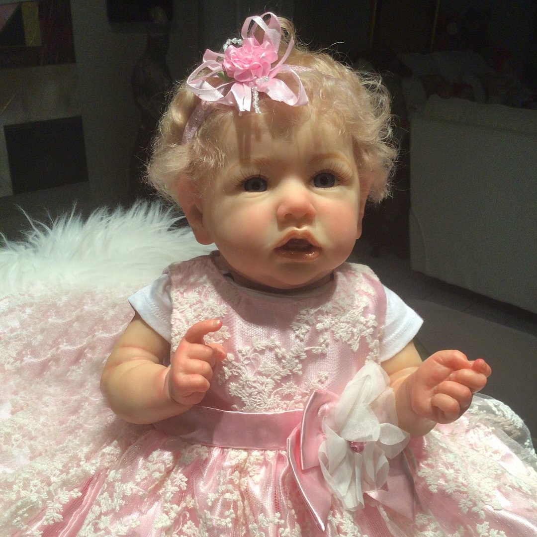 Gorgeous Real Life Reborn Baby Doll-Best Holiday Idea Gift 12" Adalynn Verisimilitude by Creativegiftss® 2022 -Creativegiftss® - [product_tag] Creativegiftss.com