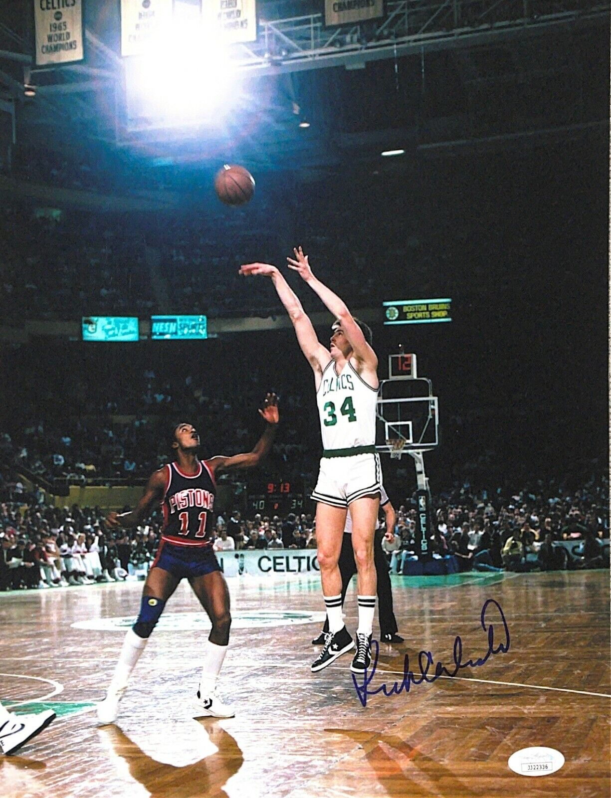 RICK CARLISLE BOSTON CELTICS HAND SIGNED AUTOGRAPHED 11X14 Photo Poster painting WITH JSA COA