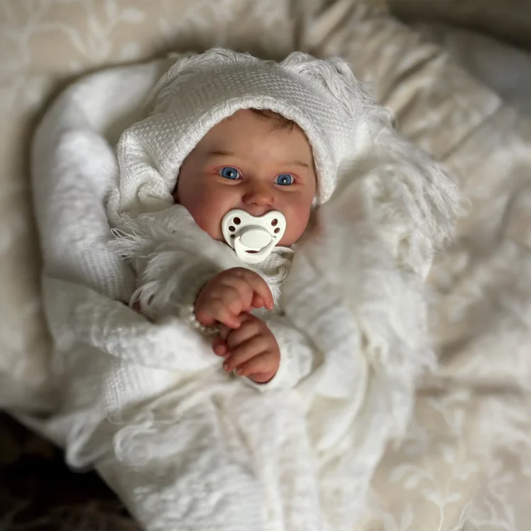 [New] 20'' Eyes Opened Reborn Baby Doll Realistic Toddlers Girl Named Fazin with Heartbeat💖 & Sound🔊：Realistic Reborn Baby Dolls By Rsgdolls®
