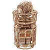 Wooden 3D Jigsaw Puzzle for Adults - Astronomer Desk Clock with Tourbillon Model Kit - Mechanical Clock Kit Functional DIY Miniature Kit Wooden Crafts for Adults - Gift for Jigsaw Puzzle Lovers - 338 Pieces