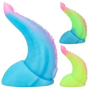 Octopus Fantasy Luminous Silicone Dildo With Suction Cup