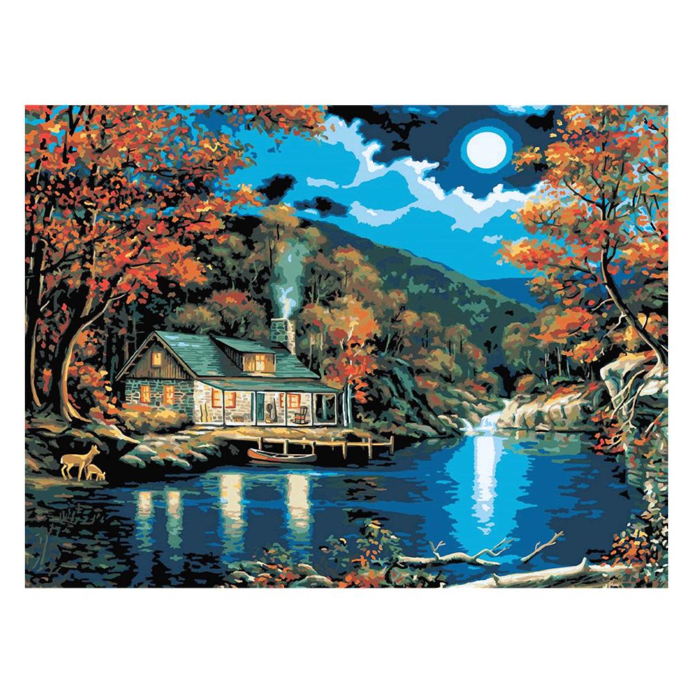 

House - Round Drill Diamond Painting - 45*35CM, 501 Original