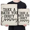 Take A Bath You Dirty Cowboy - Vintage Metal Signs - 20*30cm/30*40cm - Western