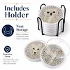 [Upgrade]6pcs/set DIY Diamond Painting Waterproof Case Classic Animal Pearl Art Coaster Gift Decor Set
