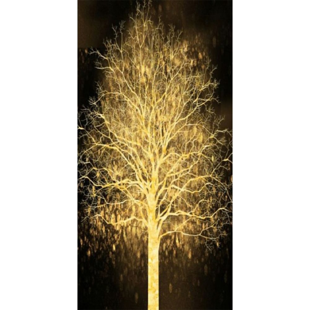 Golden Tree - Full Round - Diamond Painting(50*100cm)