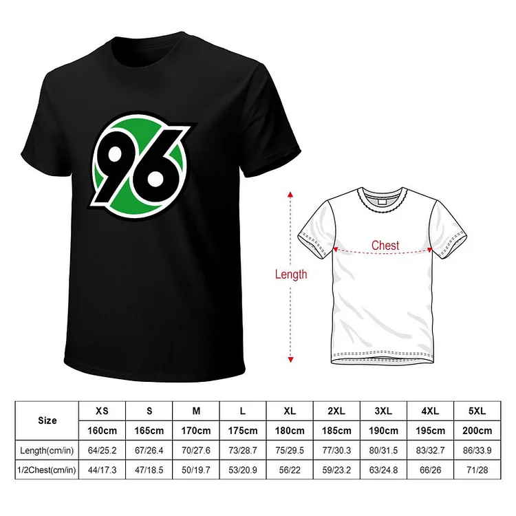 Hannover 96 Core Stretch Slim Cneck Gildan Tee T-Shirt Herren