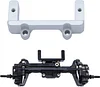 AMK FCX24 Front Axle Servo Mount for 1/24 FMS FCX24 Power Wagon Upgrades Parts DIY 1/24 Replaces Accessory Spare Parts (Silver)